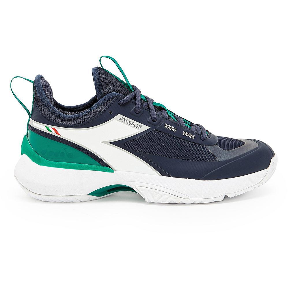 Men's Finale AG Tennis Shoes Blue Corsair and White Shoes DIADORA 10