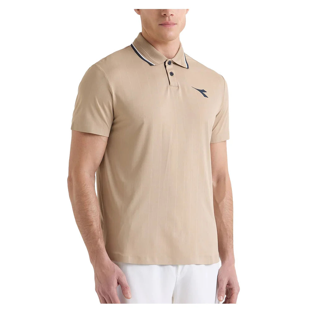 Men`s Icon Tennis Polo MENS APPAREL DIADORA S Brown