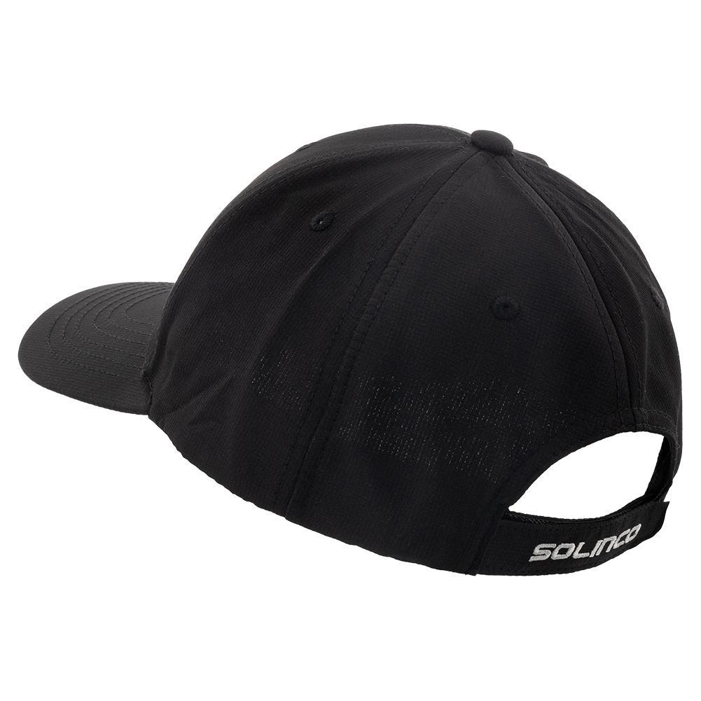 All Court Performance Cap Black and Silver Caps And Visors SOLINCO