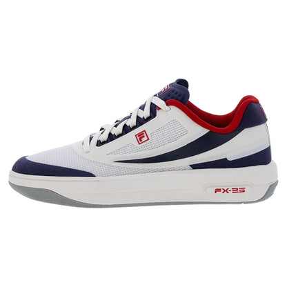 Men`s FX-25 Tennis Shoes White and Navy FILA