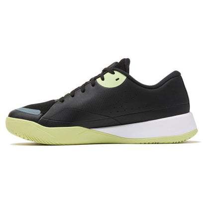 Men`s Quick Ace Tennis Shoes Black and Shadow Lime FILA