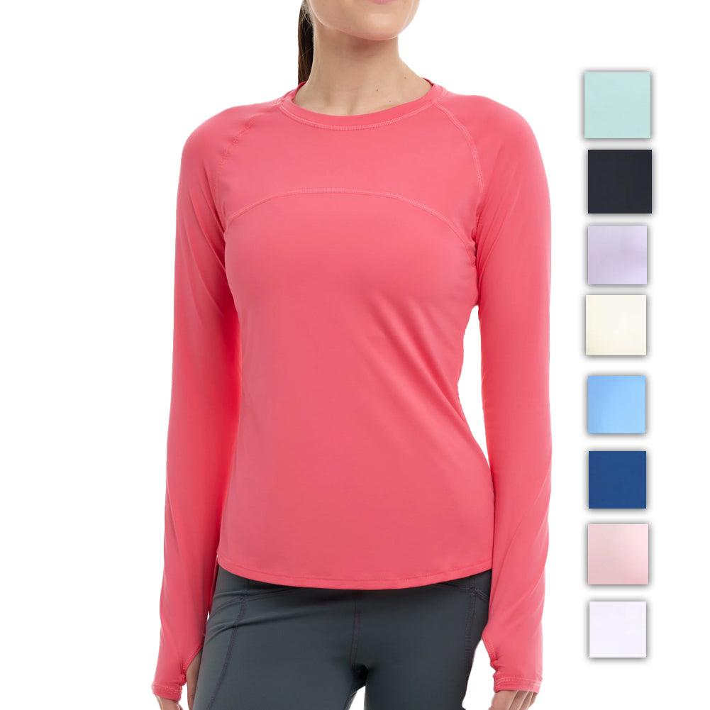 Women`s Drawstring Long Sleeve Tennis Crew BLOQUV