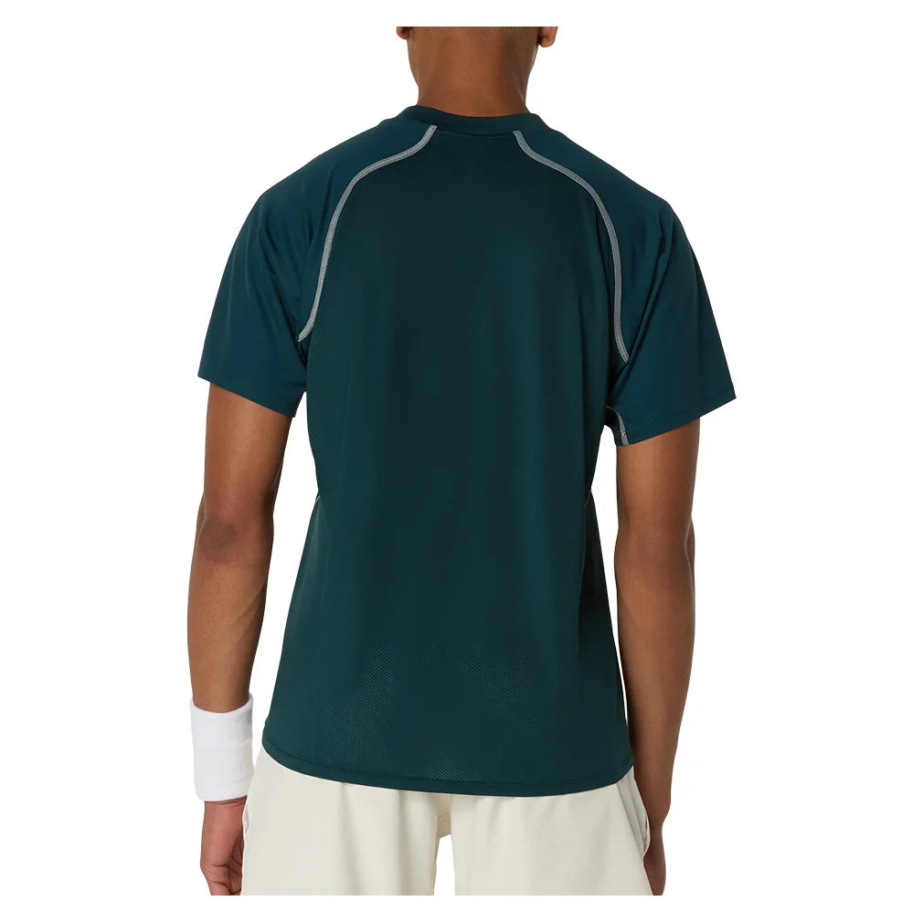 Men`s Match ACTIBREEZE Tennis Polo Saxon Green ASICS