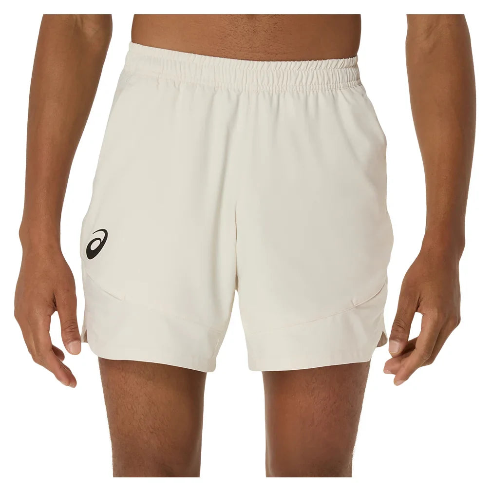 Men`s Match 7 Inch Tennis Short Birch ASICS S