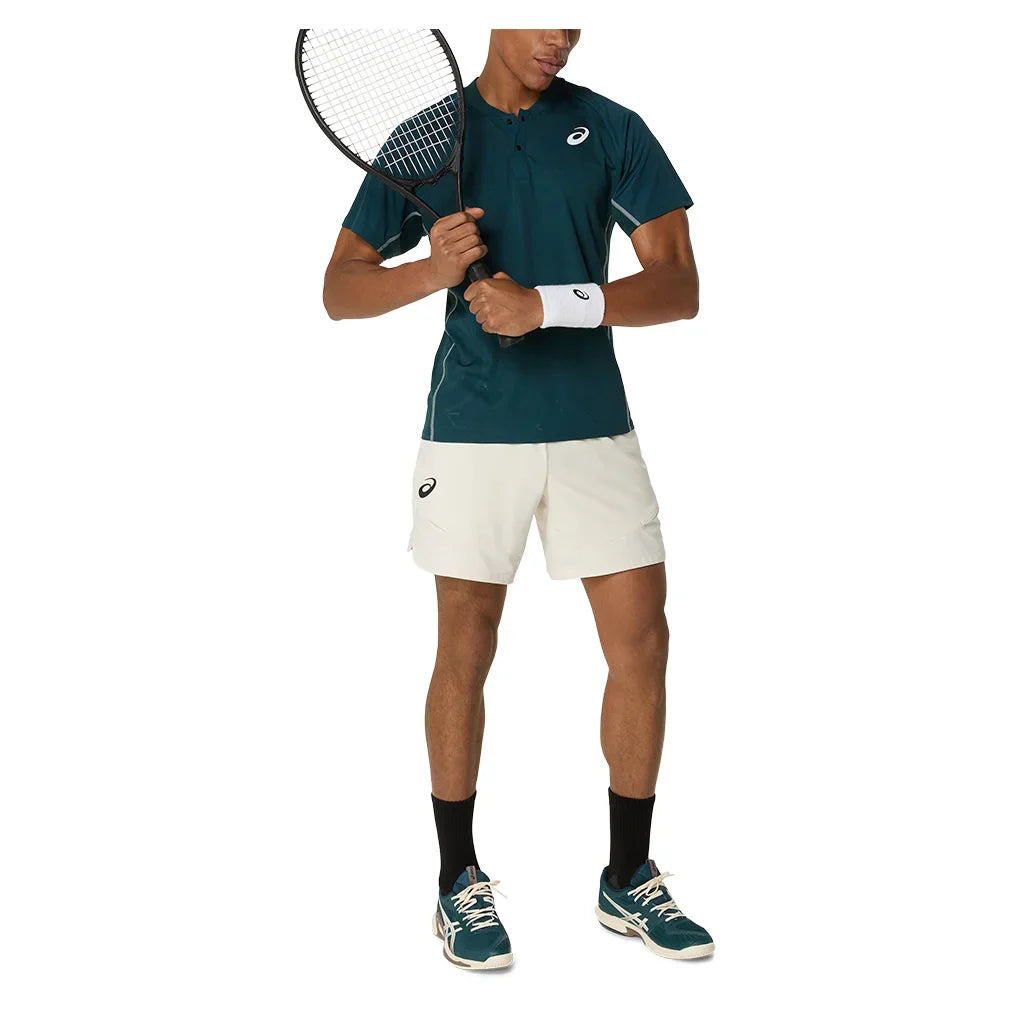Men`s Match 7 Inch Tennis Short Birch ASICS