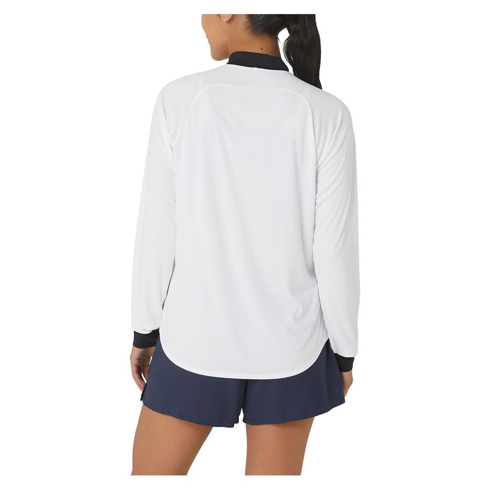 Women's Court Long Sleeve 1/2 Zip Tennis Top Womens Apparel ASICS M