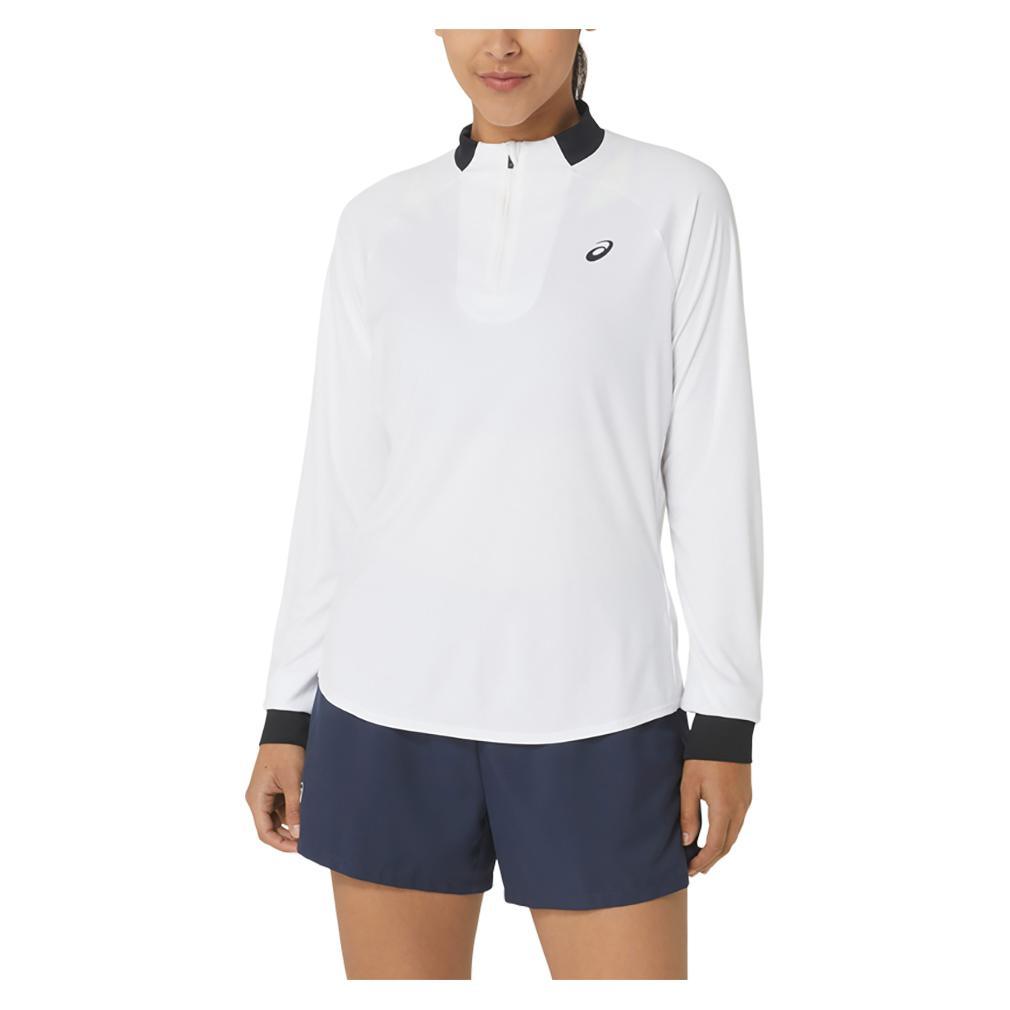 Women's Court Long Sleeve 1/2 Zip Tennis Top Womens Apparel ASICS
