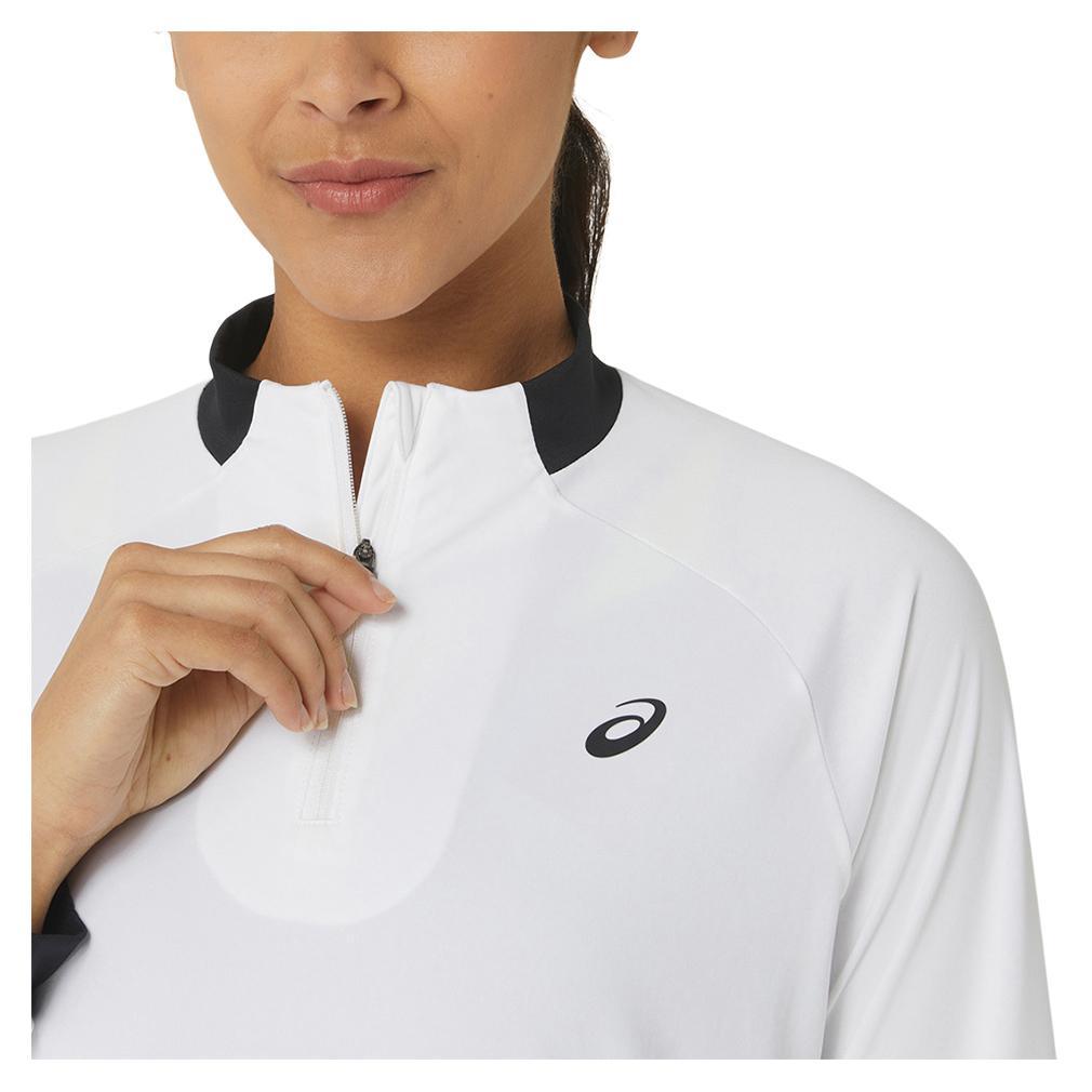 Women's Court Long Sleeve 1/2 Zip Tennis Top Womens Apparel ASICS