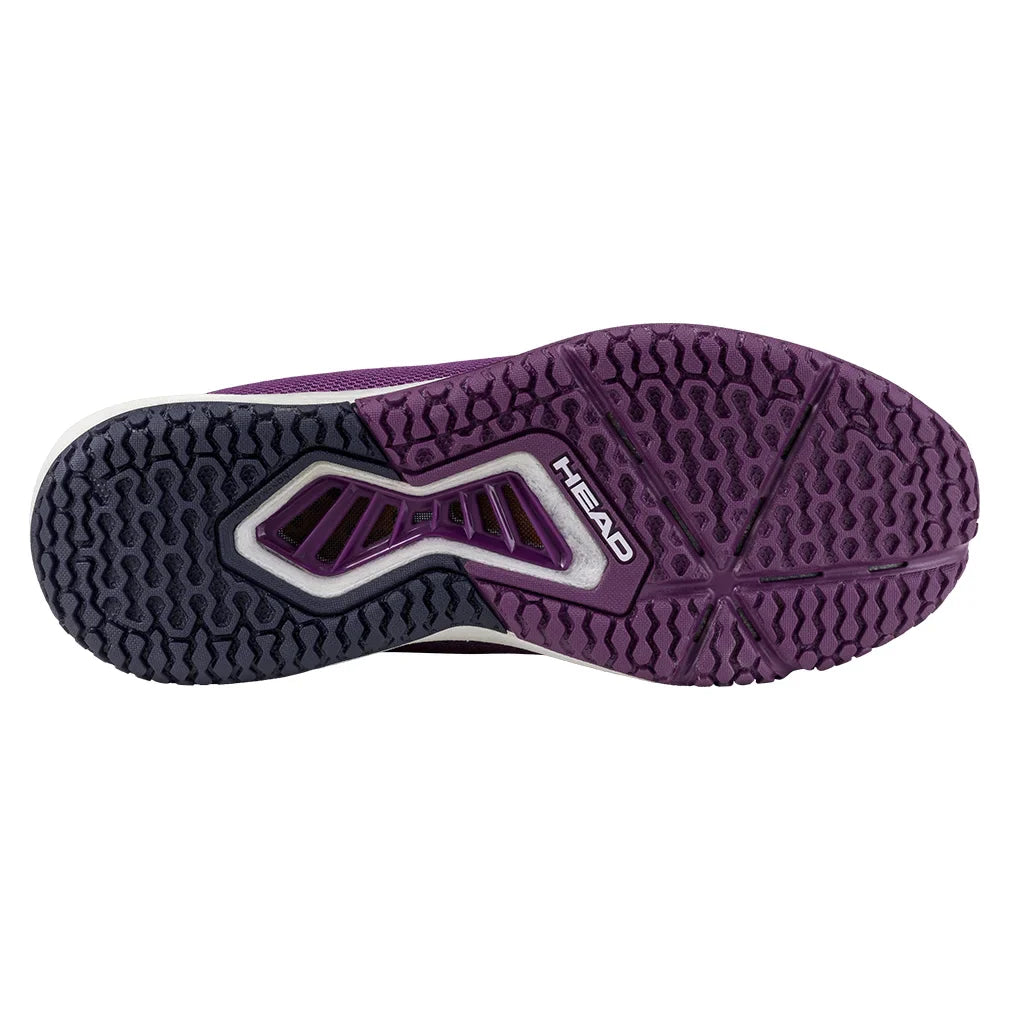 Women`s Motion Pro Pickleball Shoes Plum and White HEAD