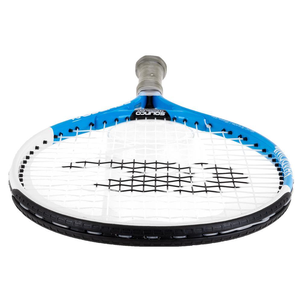 Shadow 21 Inch Aluminum Junior Racquet White and Blue Racquets SOLINCO