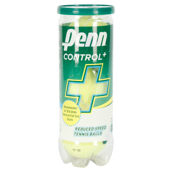 Control Plus 3 Ball Can Tennis Balls PENN Green