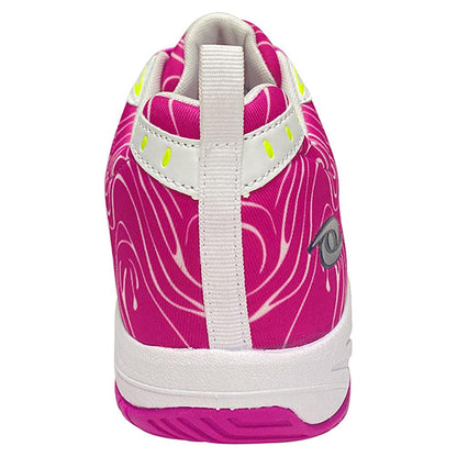 Women`s DinkShot Pickleball Shoes White and Pink Womens Shoes ACACIA