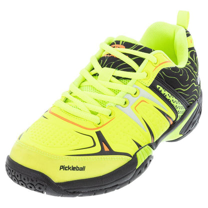 Unisex DinkShot Pickleball Shoes Lime and Black Shoes ACACIA