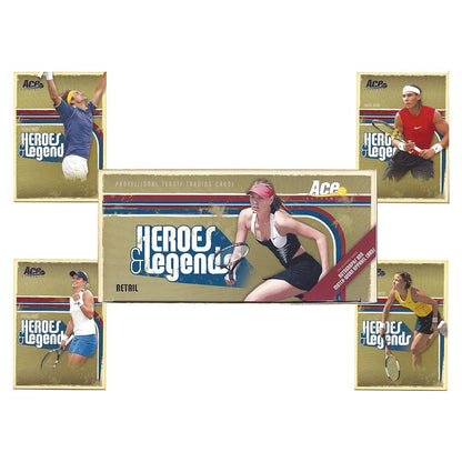 Heroes & Legends Tennis Trading Card Set Collectables ACE AUTHENTIC Default Title