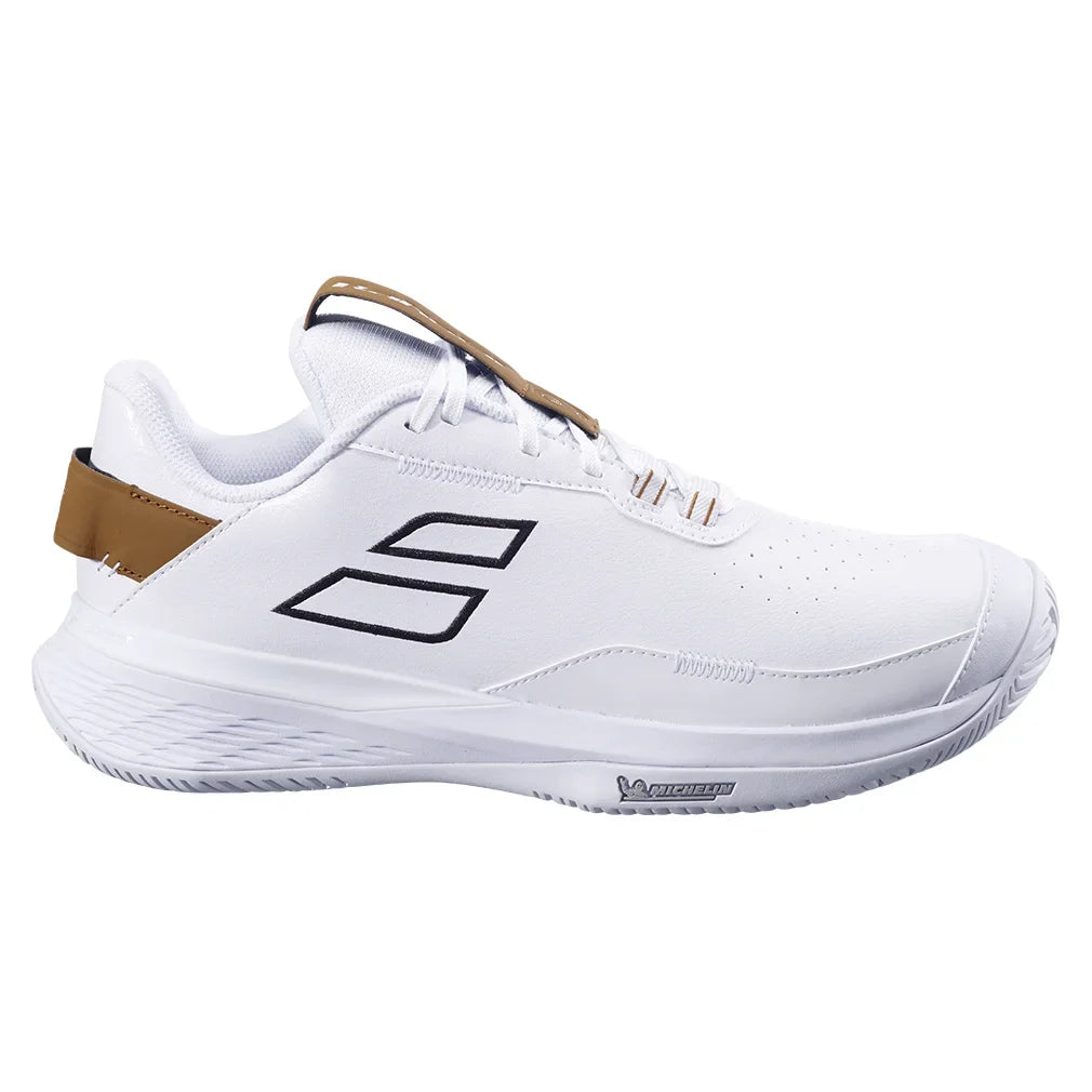 Men`s SFX Evo Wimbledon Tennis Shoes White and After Dark BABOLAT
