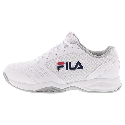 Juniors` Axilus 3 Tennis Shoes White and Highrise Super Sale FILA