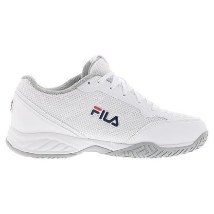 Juniors` Axilus 3 Tennis Shoes White and Highrise Super Sale FILA