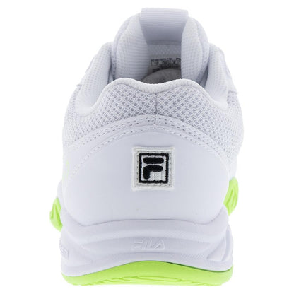 Juniors' Axilus 3 Tennis Shoes White and Black TOP TENNIS SHOES FILA