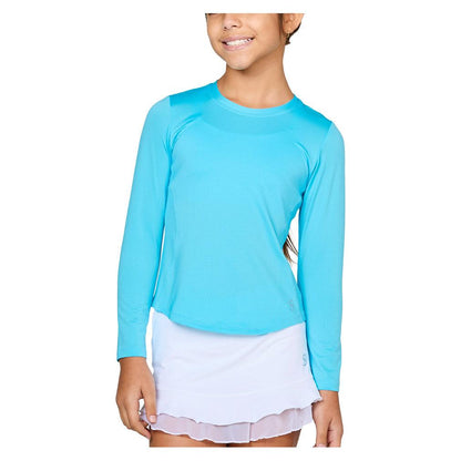 Girls' Long Sleeve Tennis Top Girls Apparel SOFIBELLA MEDIUM BABYBOY