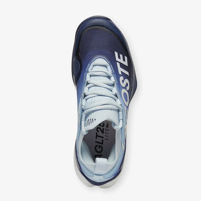 Women`s AG-LT25 Lite Tennis Shoes Light Blue and Dark Blue LACOSTE
