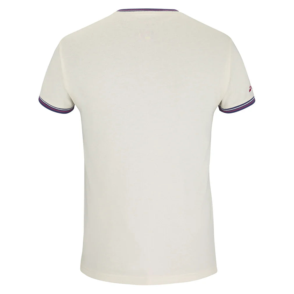 Men`s 150 Cotton Tennis Tee Cannoli Cream BABOLAT