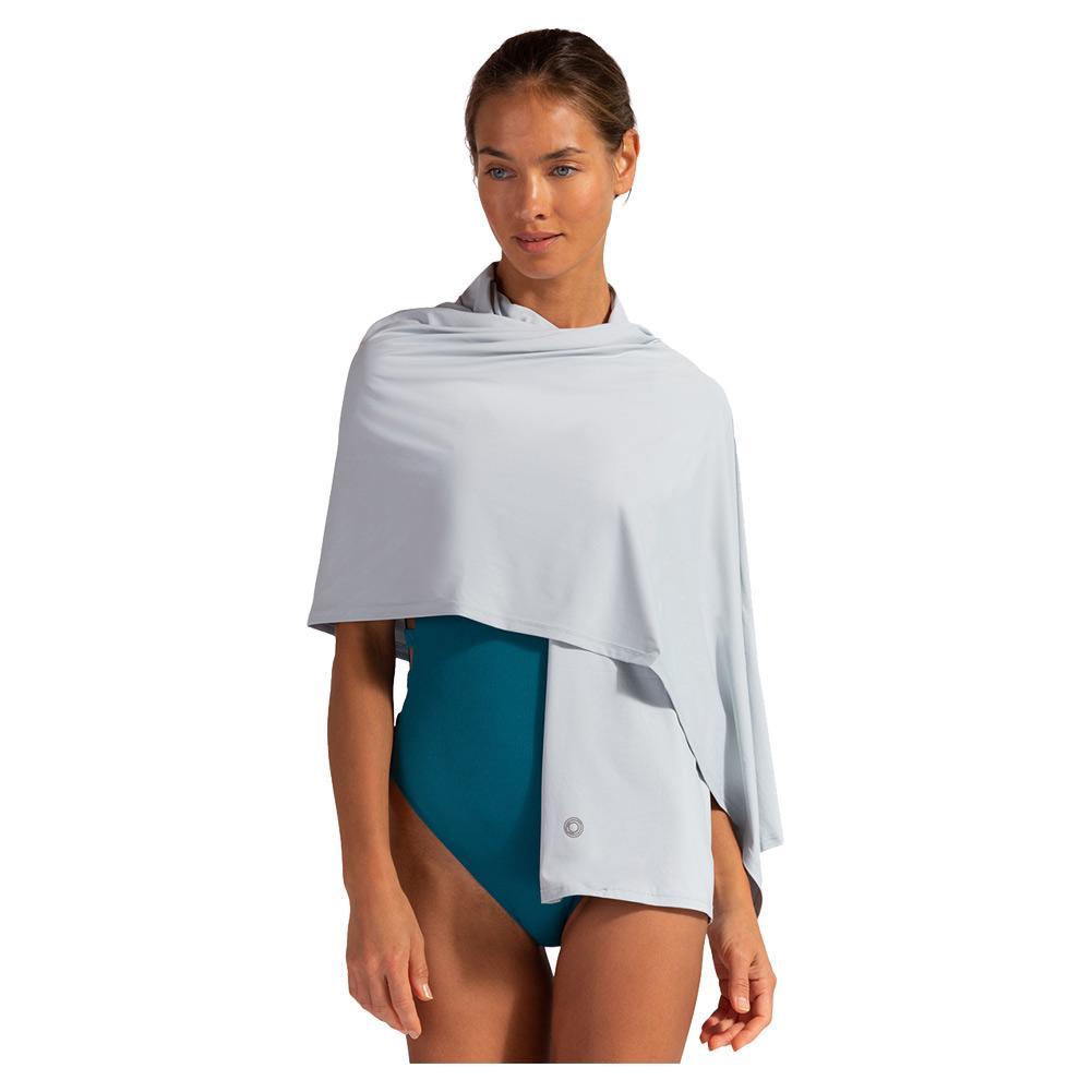 Unisex Sun Protective Blanket Wrap Soft Gray Womens Apparel BLOQUV