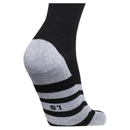 5-Star Team Traxion Crew Socks Black and White Womens Apparel ADIDAS