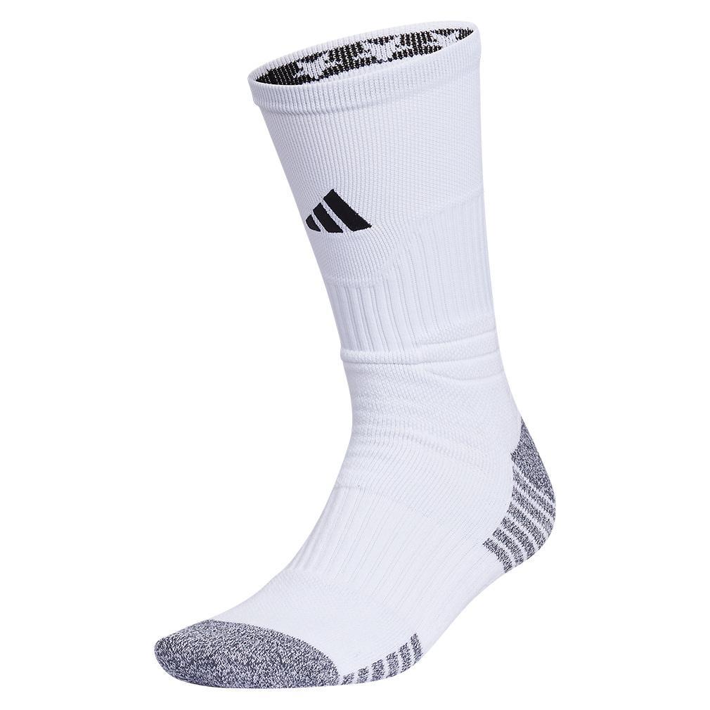 5-Star Team 2.0 Crew Socks White and Black Womens Apparel ADIDAS L