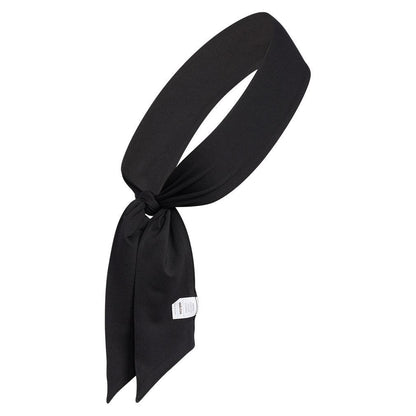 Alphaskin Tie 2 Headband Black and White Womens Apparel ADIDAS