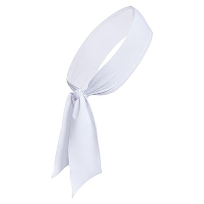 Alphaskin Tie 2 Headband White and Black Womens Apparel ADIDAS