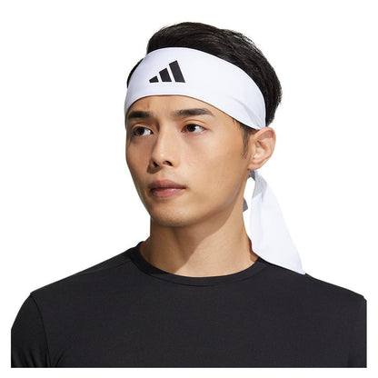 Alphaskin Tie 2 Headband White and Black Womens Apparel ADIDAS