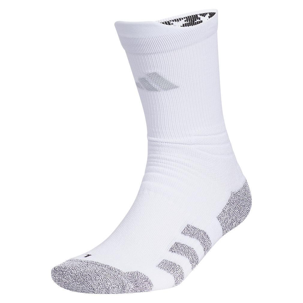 5-Star Team Traxion 2.0 Crew Socks White and Black Womens Apparel ADIDAS L