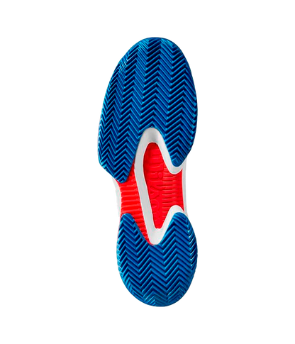 Wilson Kaos Swift 1.5 Clay 2024 White/D V Blue/Wilson Red Padel Shoes Zapatillas Wilson 41 1/3