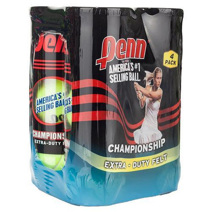 Champ Extra-Duty Felt 4 Pack Tennis Balls TENNIS BALLS PENN
