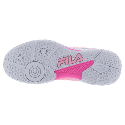 Womens Volley Burst Pickleball Shoes Cotton Candy and Knockout Pink WOMENS SHOES FILA