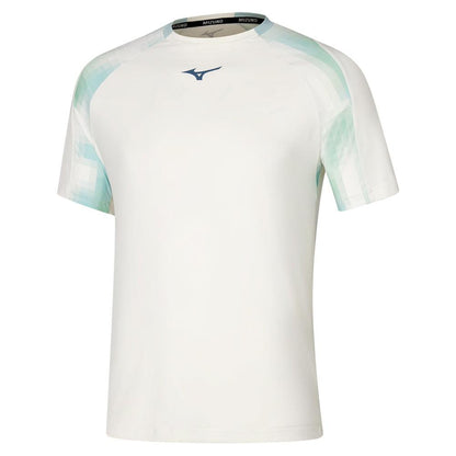 Men`s Shadow Tennis Tee White MIZUNO S White