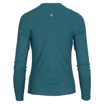 Women's Ridge Rise Up Tennis Long Sleeve Deep Green Womens Apparel LIJA Green L