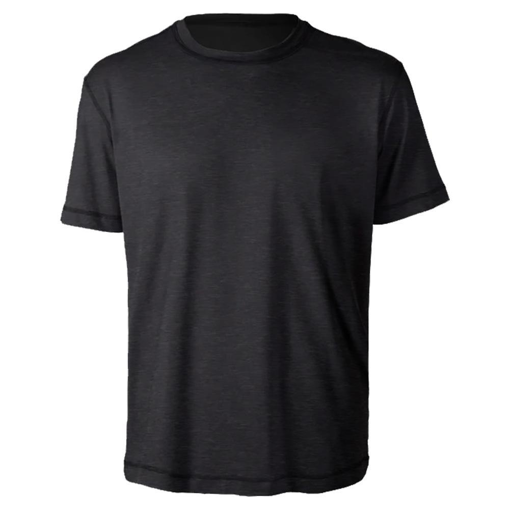 Men's SB Sport Classic Fit Short Sleeve Tennis Crew Black Training SOFIBELLA M