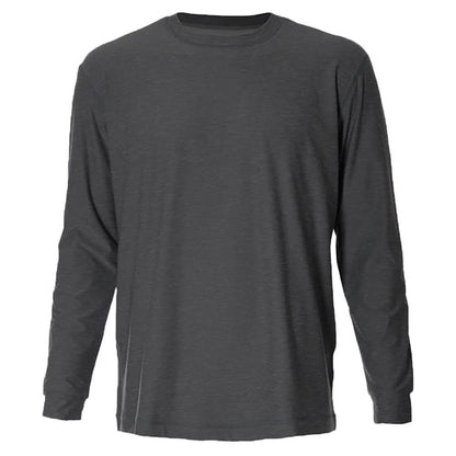 Men's SB Sport Classic Fit Long Sleeve Tennis Crew Grey Melange Training SOFIBELLA M