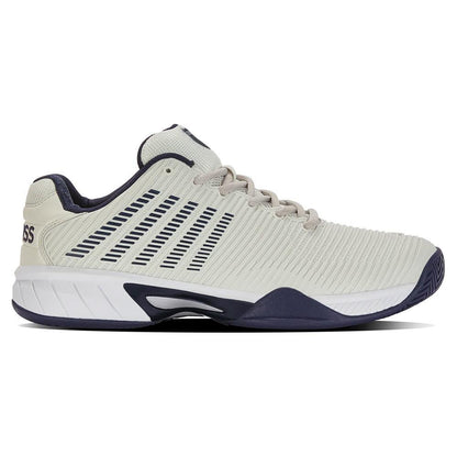 Juniors` Hypercourt Express 2 Tennis Shoes Gray White Peacoat Top Tennis Shoes K-SWISS