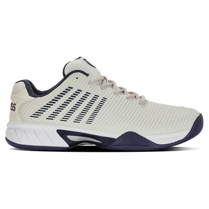 Men's Hypercourt Express 2 2E Width Tennis Shoes Gray White Peacoat Top Tennis Shoes K-SWISS