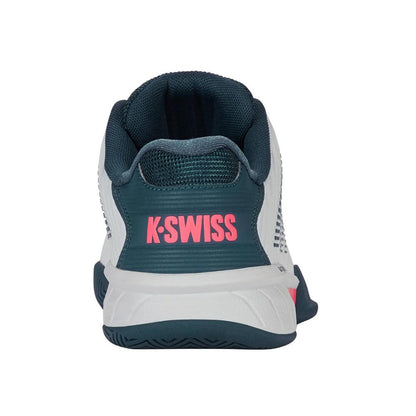 Juniors` Hypercourt Express 2 Tennis Shoes White and Stargazer K-SWISS
