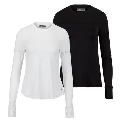 Women's Pacer Long Sleeve Tennis Top Womens Apparel LIJA