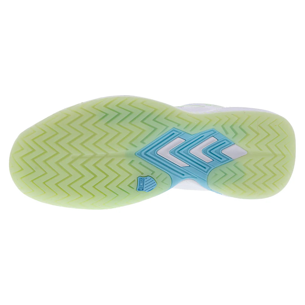 Women`s Ultra Court Pickleball Shoes Bit of Blue and Paradise Green K-SWISS