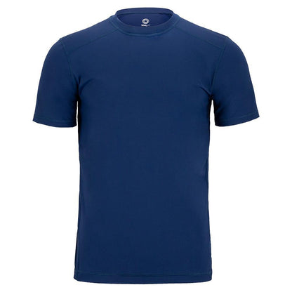 Men's Short Sleeve Tennis Crew Training BLOQUV NAVY S