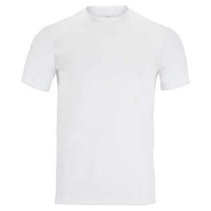 Men's Short Sleeve Tennis Crew Training BLOQUV WHITE S