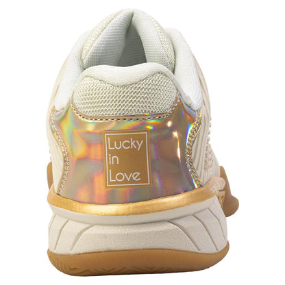 Women`s HyperCourt Express 2 X Lucky N Love Tennis Shoes Bone and Gold K-SWISS