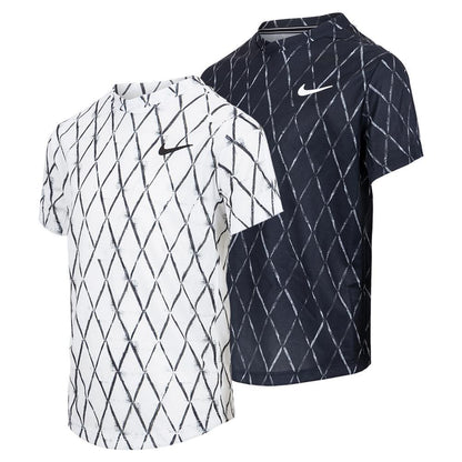 Boys' Court Dri-FIT Victory Printed Tennis Top Last Chance Offers NIKE