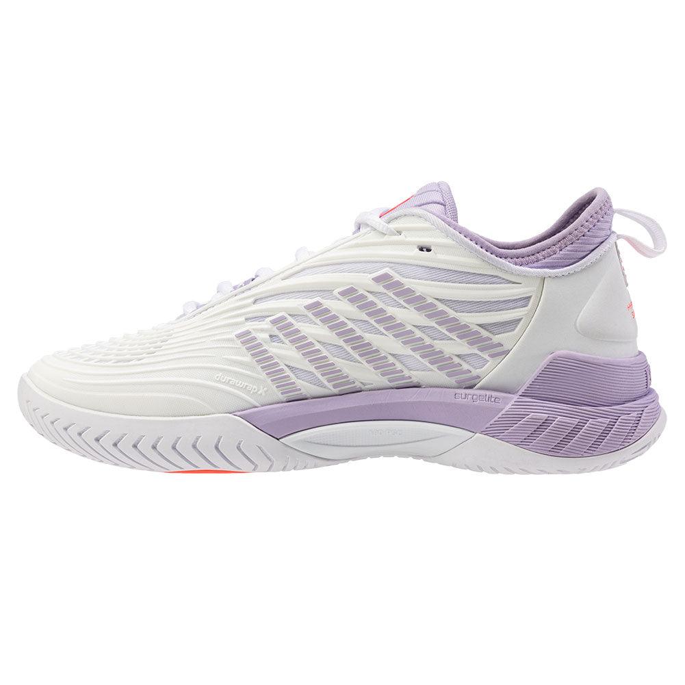 Women`s Hypercourt Supreme 2 Tennis Shoes White and Orchid Petal K-SWISS