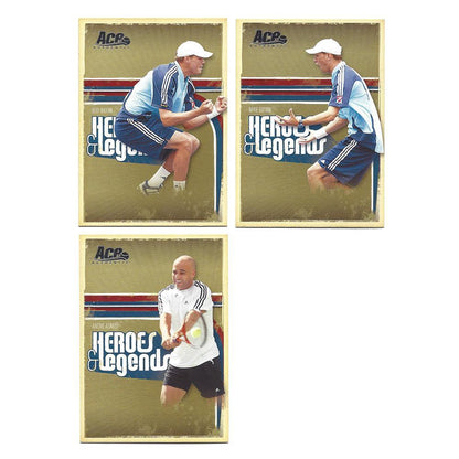Heroes & Legends Tennis Trading Card Set Collectables ACE AUTHENTIC